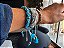 Kit de Pulseiras Azul e Branco com Olho Grego - Imagem 3