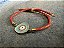 Pulseira Laranja com Olho Grego Azul - Imagem 4