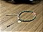Pulseira Cristais Facetados Verde com Olho Grego - Imagem 2