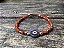 Pulseira Cristais Facetados Laranja com Olho Grego - Imagem 3