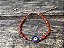 Pulseira Cristais Facetados Laranja com Olho Grego - Imagem 4
