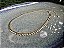 Colar Choker Dourado Moedinhas Lisas - Imagem 1
