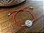 Pulseira São Bento Prateado no Fiozinho Vermelho - Imagem 2