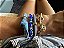 Kit de Pulseiras Bandana Azul Capri com Olho Grego - Imagem 5