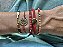 Kit de Pulseiras Vermelhas com Medalha de São Bento - Imagem 1