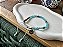 Pulseira Pedra Natural Jade Azul Turquesa - Imagem 3