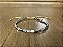 Pulseira Hematita Retangular Slim Prateada - Imagem 1