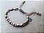 Pulseira Basic Preta e Bege - Imagem 2