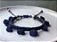 Pulseira Pompom Azul-Marinho - Imagem 1