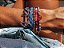 Pulseira Tripla Vermelho e Laranja - Imagem 2