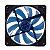 Cooler FAN Bluecase com LED Azul 120mm - BF-23B - Imagem 5