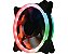 Kit 3 Cooler Fan KMEX 120mm ARGB RGB Rainbow Black AF-J1225 - Imagem 4
