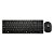 Teclado e Mouse Sem Fio Multilaser Multimídia Slim 2.4Ghz ABNT2 Preto - TC202 - Imagem 1