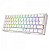 Teclado Mecânico Gamer Redragon Fizz RAINBOW Switch RedABNT2 White K617-RGB-W-(PT-RED) - Imagem 5