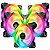 Kit 5 Ventoinha Fan T-dagger 120 Rainbow Preto T-TGF515 RGB - Imagem 1