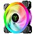Kit 5 Ventoinha Fan T-dagger 120 Rainbow Preto T-TGF515 RGB - Imagem 2