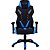 Cadeira Gamer MX13 Giratória Encosto Recl. 135° Preto/Azul - Imagem 1