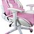 Cadeira Gamer MX5 Reclinável 180° Branco/Rosa - MGCH-MX5/PK - Imagem 5