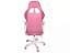 Cadeira Gamer Titanium Giratória Reclinável Branco Rosa - Imagem 4