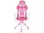 Cadeira Gamer Titanium Giratória Reclinável Branco Rosa - Imagem 2