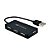 Hub Expansor USB 2.0 4 Portas C3Tech HU-220BK 480Mbps - Imagem 1