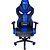Cadeira Gamer MX9 Giratoria Preto e Azul Até 150Kg Giratória - Imagem 1