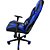 Cadeira Gamer MX9 Giratoria Preto e Azul Até 150Kg Giratória - Imagem 4
