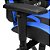 Cadeira Gamer MX9 Giratoria Preto e Azul Até 150Kg Giratória - Imagem 5