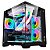 Gabinete Gamer Liketec Dasha M-ATX Preto Com 3 Fans RGB - Imagem 2