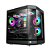 Gabinete Gamer Liketec Unreal Dark Lateral Vidro RGB - Preto - Imagem 1