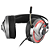 Fone Headset Gamer Evus F-05 Led Colors RGB e Cinza - Imagem 2