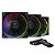 Kit 3 Fans Gamdias Aeolus M3-1203R RGB 120mm Com Controlador - Imagem 1