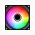 Cooler FAN Gamer Liketec Enigma Led RGB 120mm Reverse Preto - Imagem 2