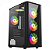 Gabinete Gamer Liketec Sigma Com 3 Fans RGB ATX Preto - Imagem 1