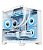 Gabinete Gamer Aquario Branco GB1791 com 4 Fans RGB Vidro - Imagem 2