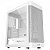 Gabinete Gamer Redragon Aeroglass Mid Tower S/ Fans Branco - Imagem 1