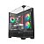 Gabinete Gamer Liketec Mahal Dark Mid Tower Topo Vidro S Fan - Imagem 2