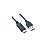 Cabo USB Tipo C 3.1 X USB AM 3.0 1,8M Blister Preto - MD9 - Imagem 1