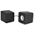 Caixa de Som Evus D-02A Cube 2.0 P2/USB Preto - Imagem 3