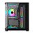 Gabinete Gamer Hayom GB1798 com 4 Fans RGB com Vidro Preto - Imagem 4