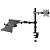 Suporte Articulado Pcyes Duplo Monitor e Notebook - PLMSMN1A - Imagem 2