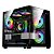 Gabinete Gamer Hayom GB1796 com 4 Fans RGB com Vidro Preto - Imagem 1