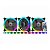 Kit 3 Fans Coolers Ventilador ARGB c/ Fita Controladora RGB - Imagem 1