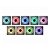 Kit K-mex 3 Fans Coolers ARGB 12 cm c/ Controladora - AATAK1 - Imagem 3