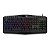 Teclado Redragon Membrana Gamer Harpe Wireless Preto RGB - Imagem 2