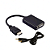 Cabo da MD9 HDMI Macho X HDB15 Fêmea Com Áudio 15cm Preto - Imagem 1