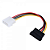 Cabo de Força Molex para Sata HD SSD 15CM Multicor - Imagem 2