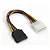 Cabo de Força Molex para Sata HD SSD 15CM Multicor - Imagem 1