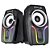 Caixa de Som Evus AS-225D Color Wave 2.0 RGB - Imagem 1
