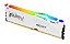 Memória RAM Kingston Fury RGB 16GB 5200MHz DDR5 CL36 Branco - Imagem 1
